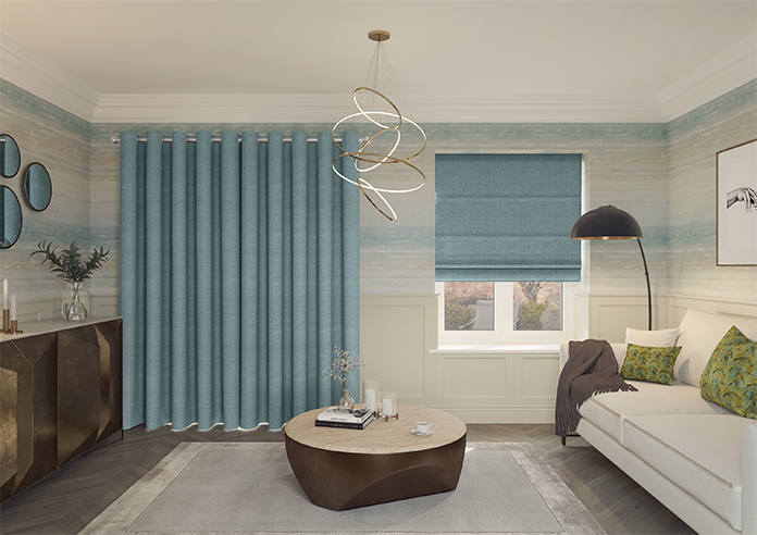 Jakarta, Cerulean - Made to Measure Curtains - Image 15